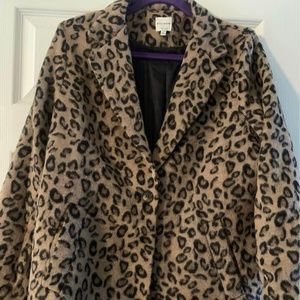Leopard print Boutique coat/jacket